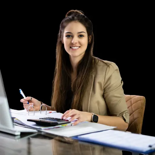 Accountant Focusing on Strategic Work after implementing Voice AI Solution